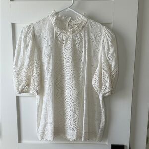 Ulla Johnson Eyelet Top